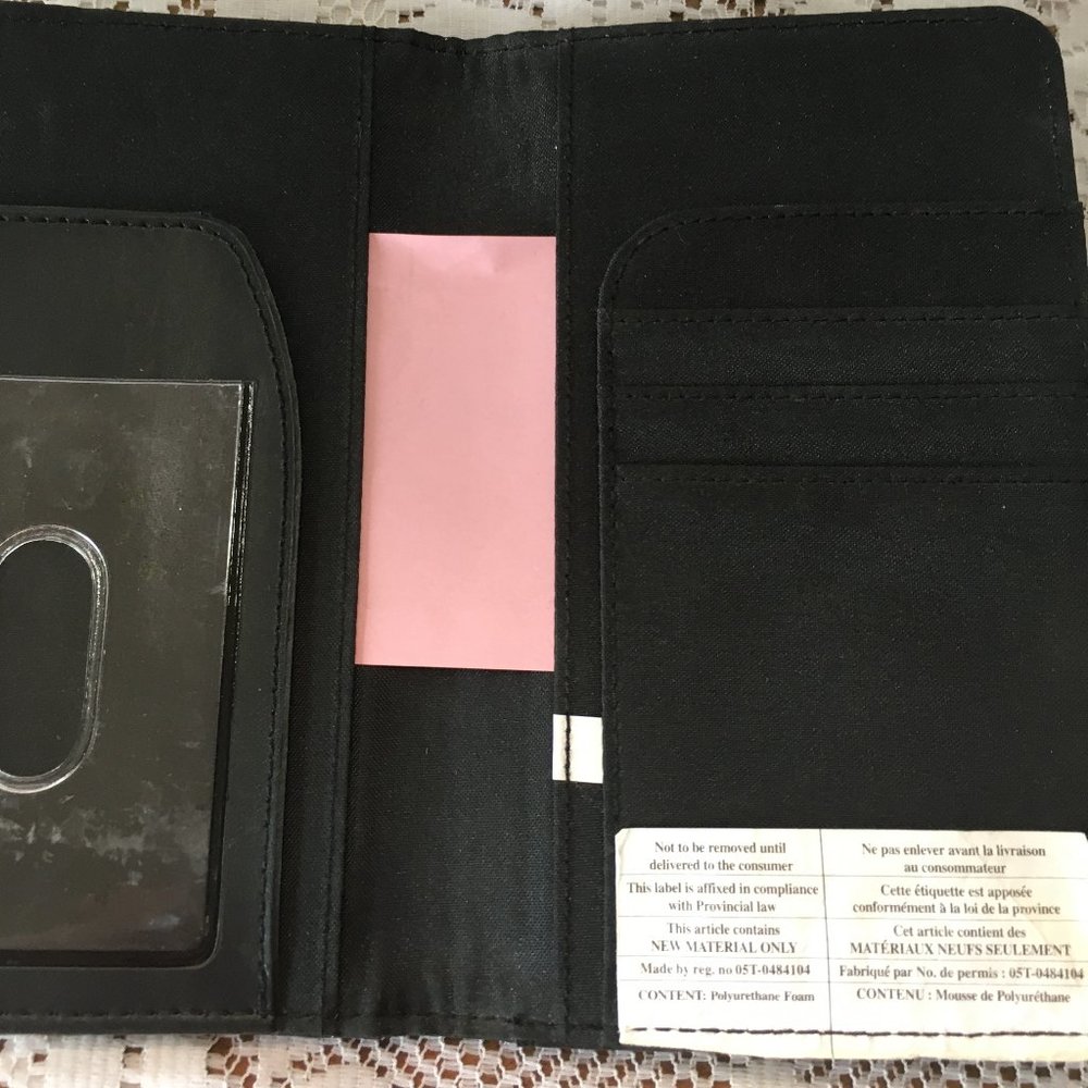 EUC CAMBRIDGE BLACK WALLET/CHECKBOOK COVER - Picture 7 of 7